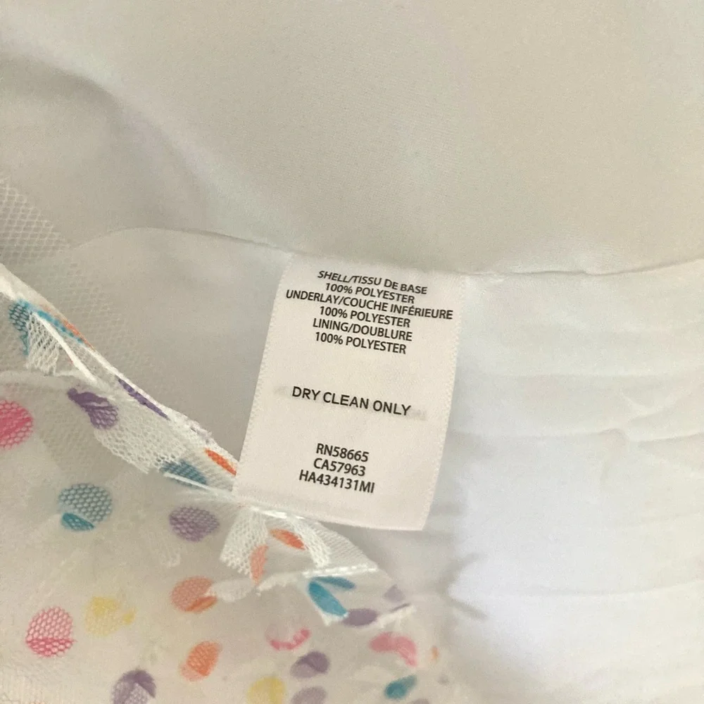 Halogen Pastel Polka Dot Ruffle Dress - Picture 11 of 12